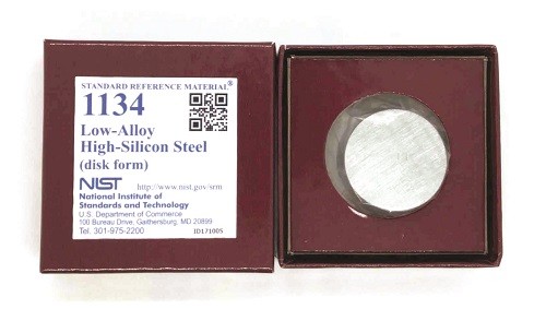 SRM 1134 - 低合金高硅鋼(圓盤形)標準品