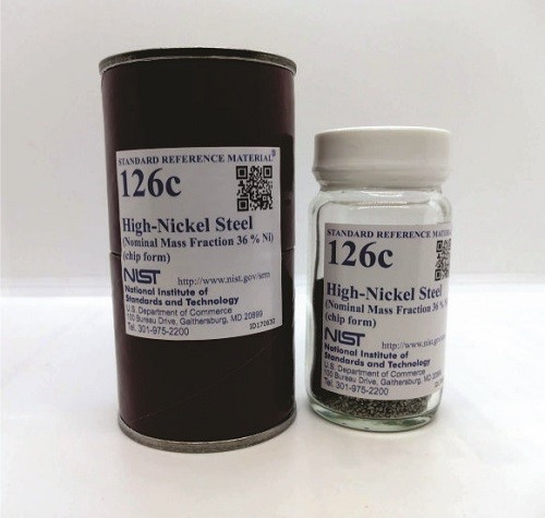 SRM 126c - 高鎳鋼(標稱質量分數36%Ni)(片狀)標準品