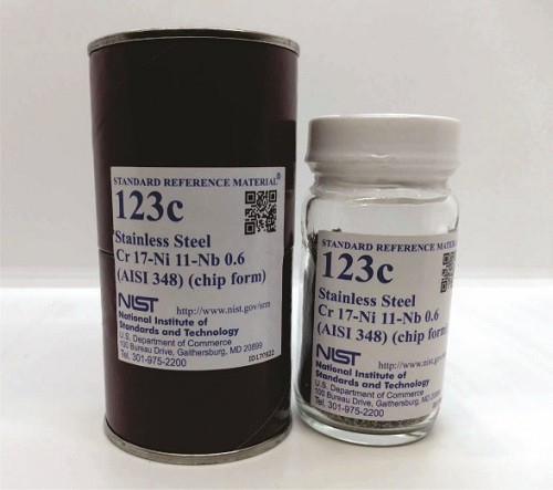 SRM 123c - 不銹鋼，Cr-Ni-Nb(AISI 348)標準品